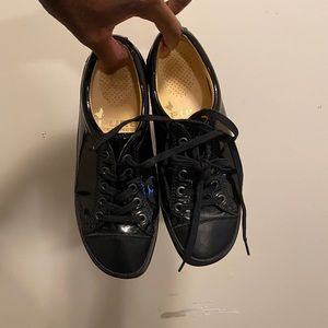 Pure Wellness Patent Leather Sneakers